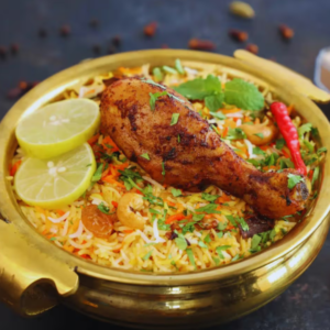 Hyderabadi Chicken Dum Biryani